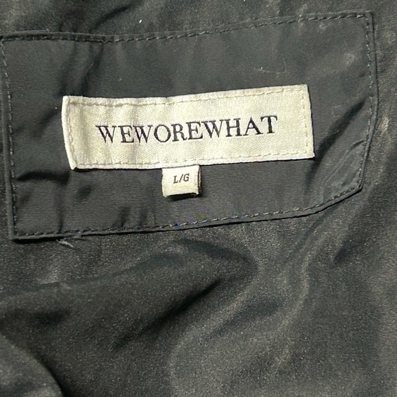 WeWoreWhat Snap Off Puffer Jacket/Vest Gorpcore Preppy Outdoor Cabin Women L EUC - Picture 12 of 15